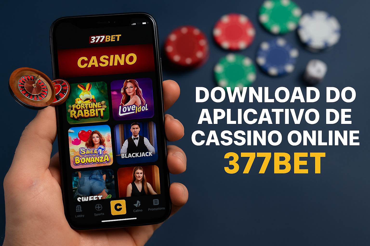 Baixar o 377BET Cassino App