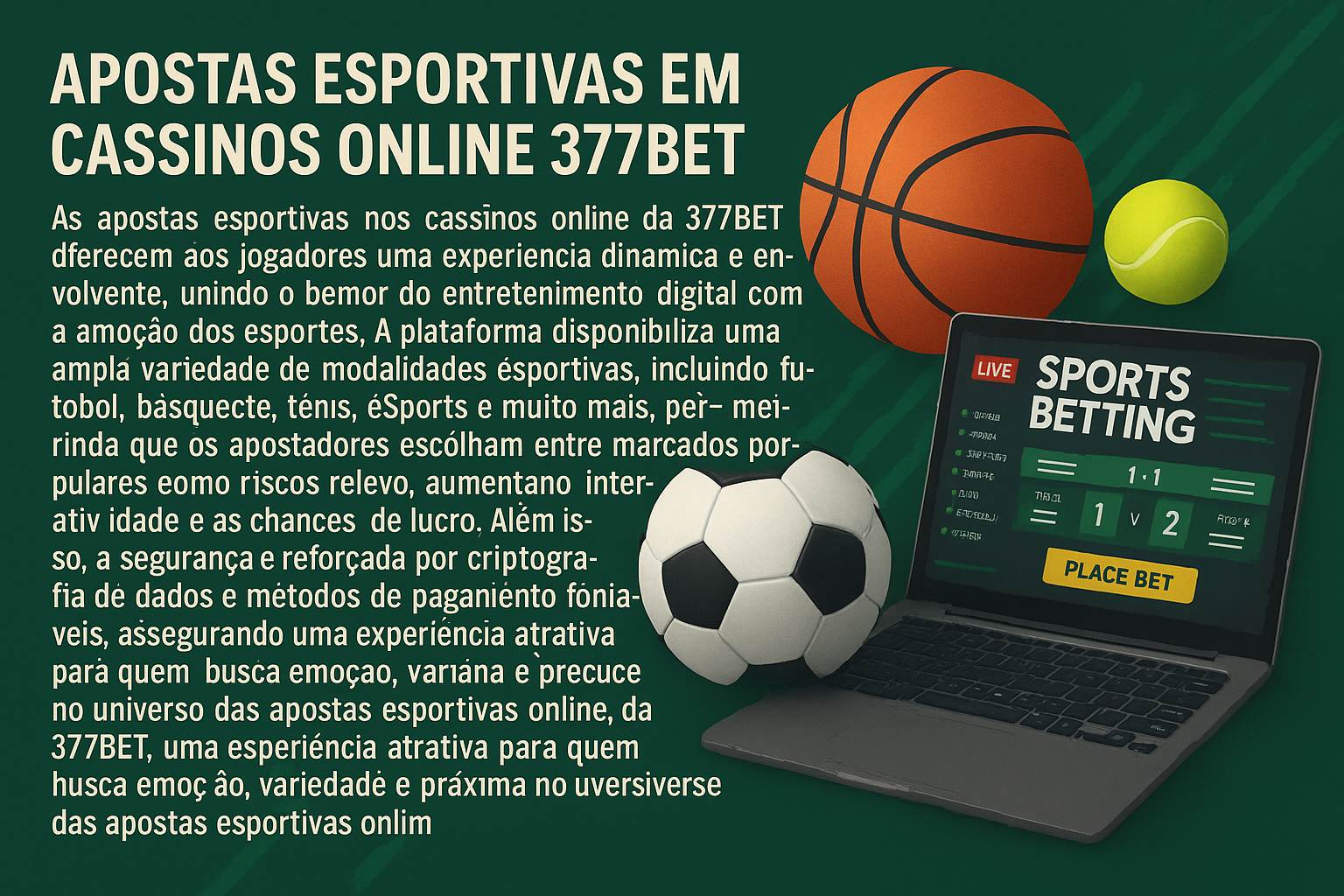 Aposte em apostas esportivas no cassino online 377BET