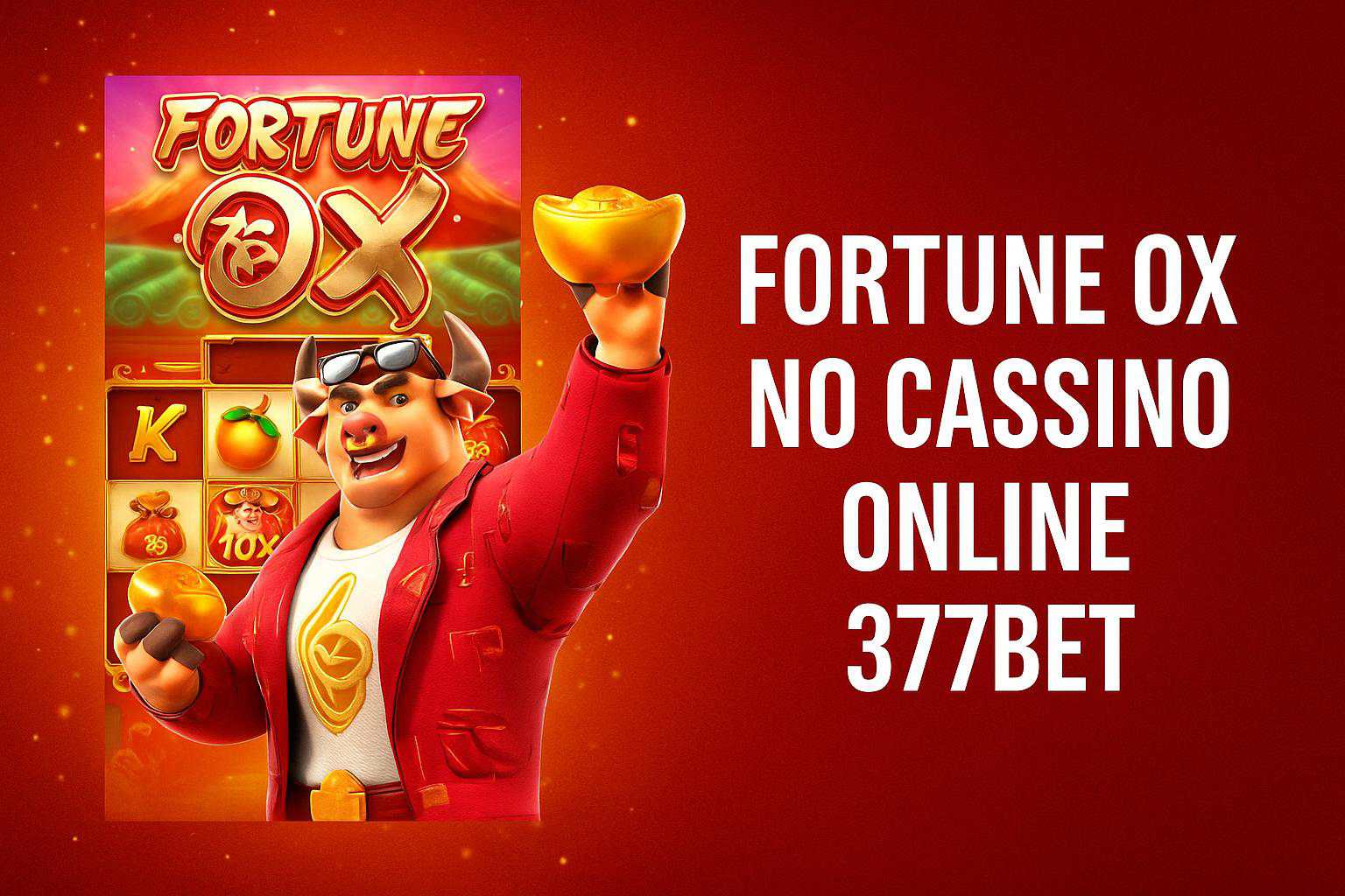 Fortune Ox no 377BET - Aposte Agora e Reivindique Seus Ganhos